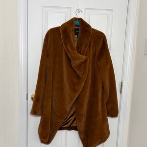 Forever 21 Cozy Brown Teddy Jacket